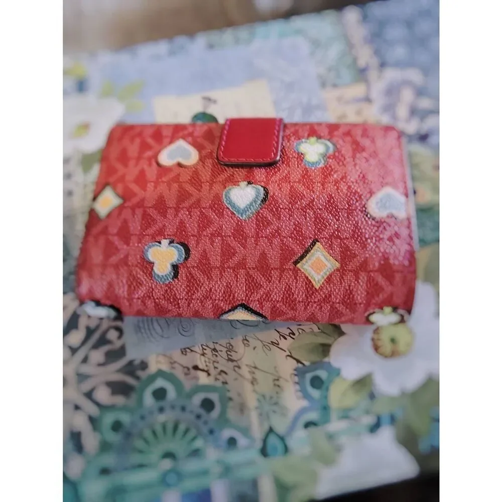 MICHAEL KORS Large Jet Set Raspberry Tote Bag & Matching Wallet